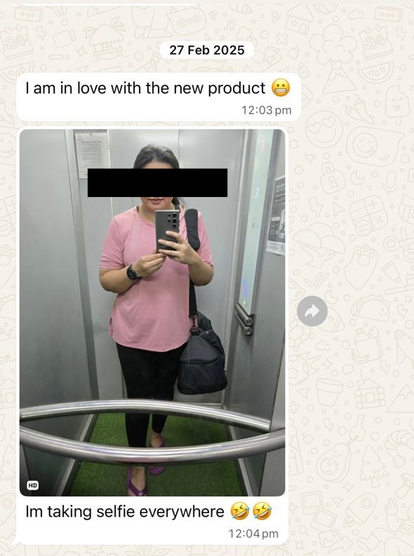 Testimonial screenshot