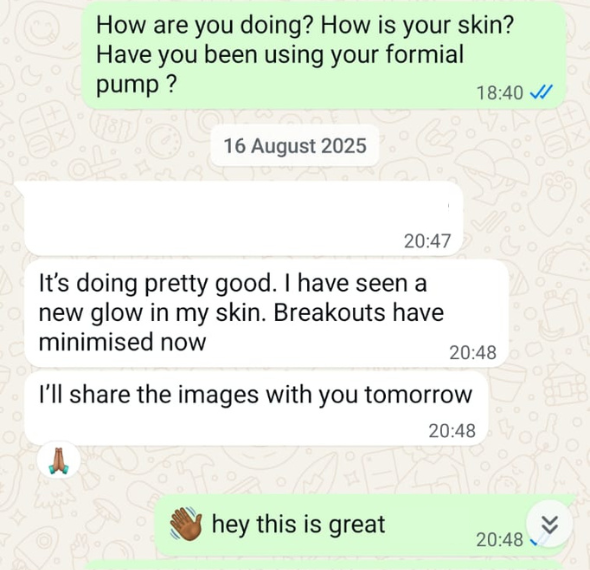 Testimonial screenshot