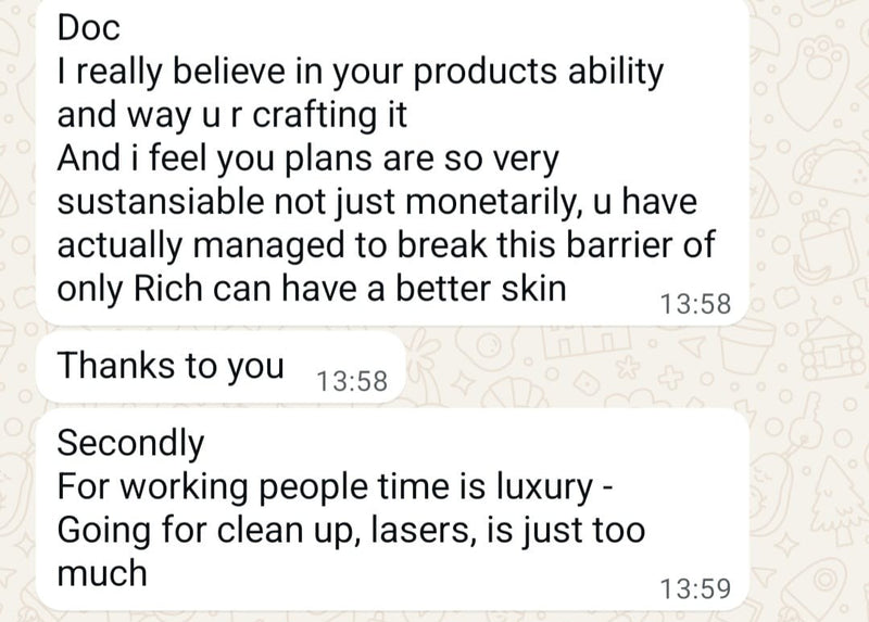 Testimonial screenshot